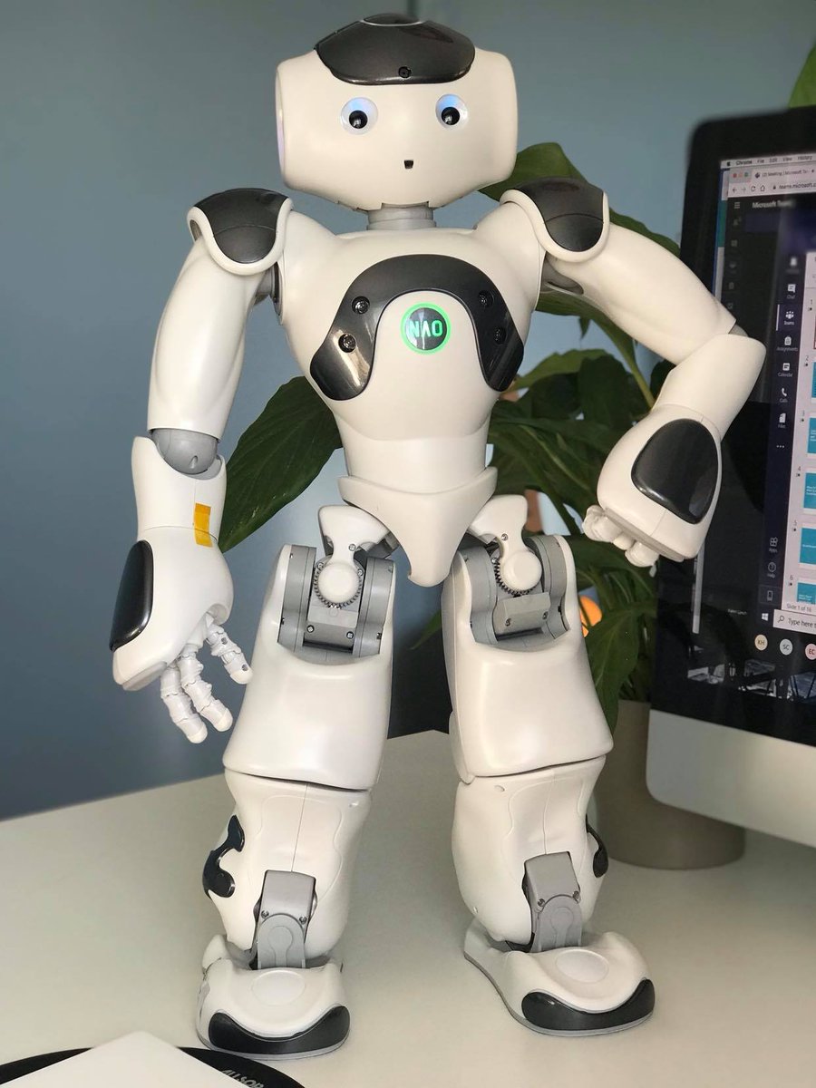 NaoRobotIrl's tweet photo. As you know, I  love helping humans and I'm excited to be helping @ITsligo with some of their innovative social robotics research. I wonder what all the other @NaoRobot around the world are up to. Maybe we can learn from each other? #NAONetwork #Robot https://t.co/RlmKPMqjUG