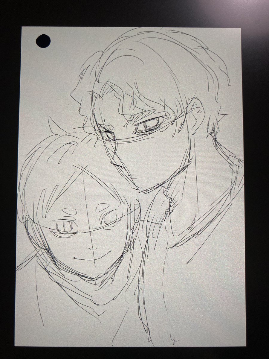 ボツになる可能性が高い佐久早と古森くん
描きたいラフだけ溜まっていく… 