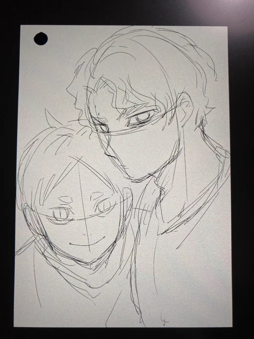 ボツになる可能性が高い佐久早と古森くん
描きたいラフだけ溜まっていく… 