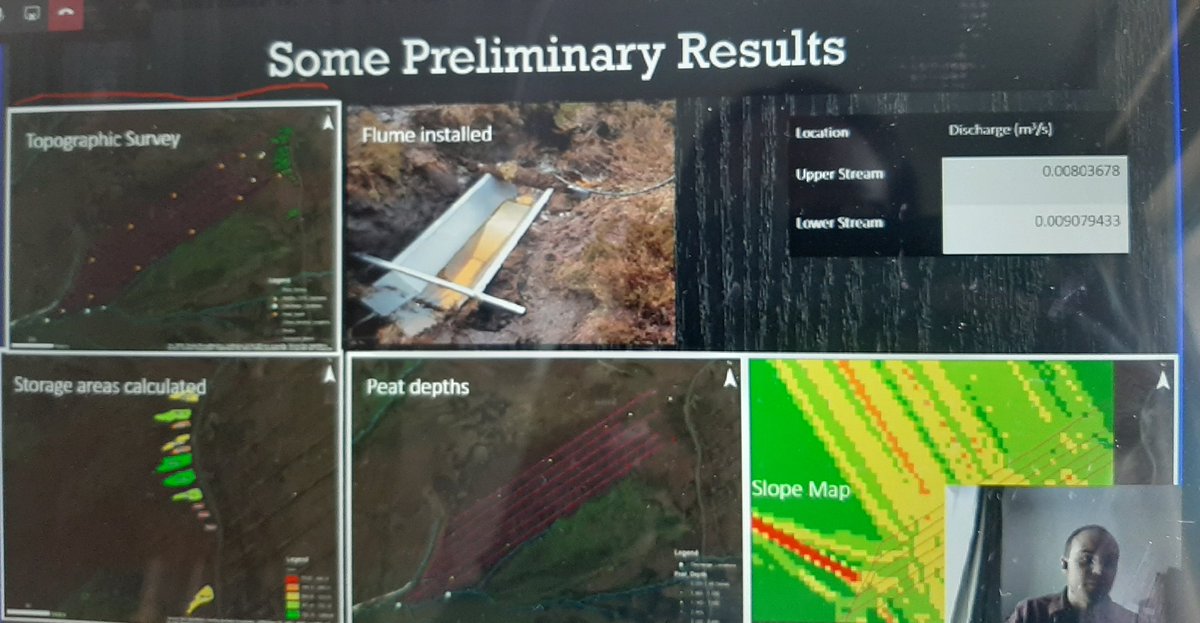 Rob's work will involve trialling a number of dam designs to monitor impacts on water table and dissolved organic carbon. His work building DEMs suggests potential for water storage at the site.