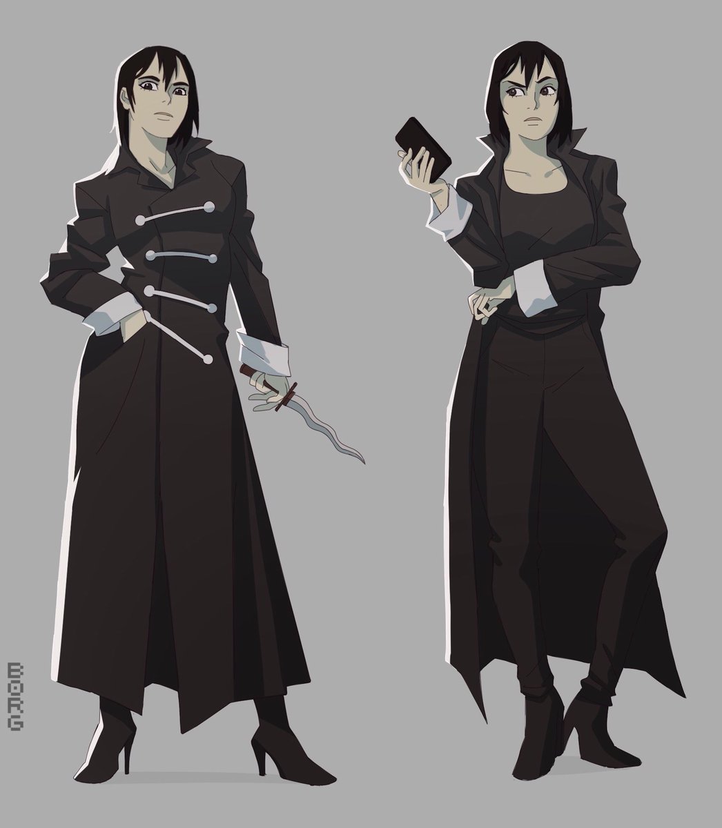 Borgdraws On Twitter While We Re All Waiting For The Upcoming Trese Animated Series On Netflix I Did My Own Character Sheets For Fun Here S My Version Of Trese With The Twins And