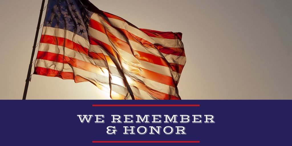 Today we honor and remember those who sacrificed everything to protect our freedom.