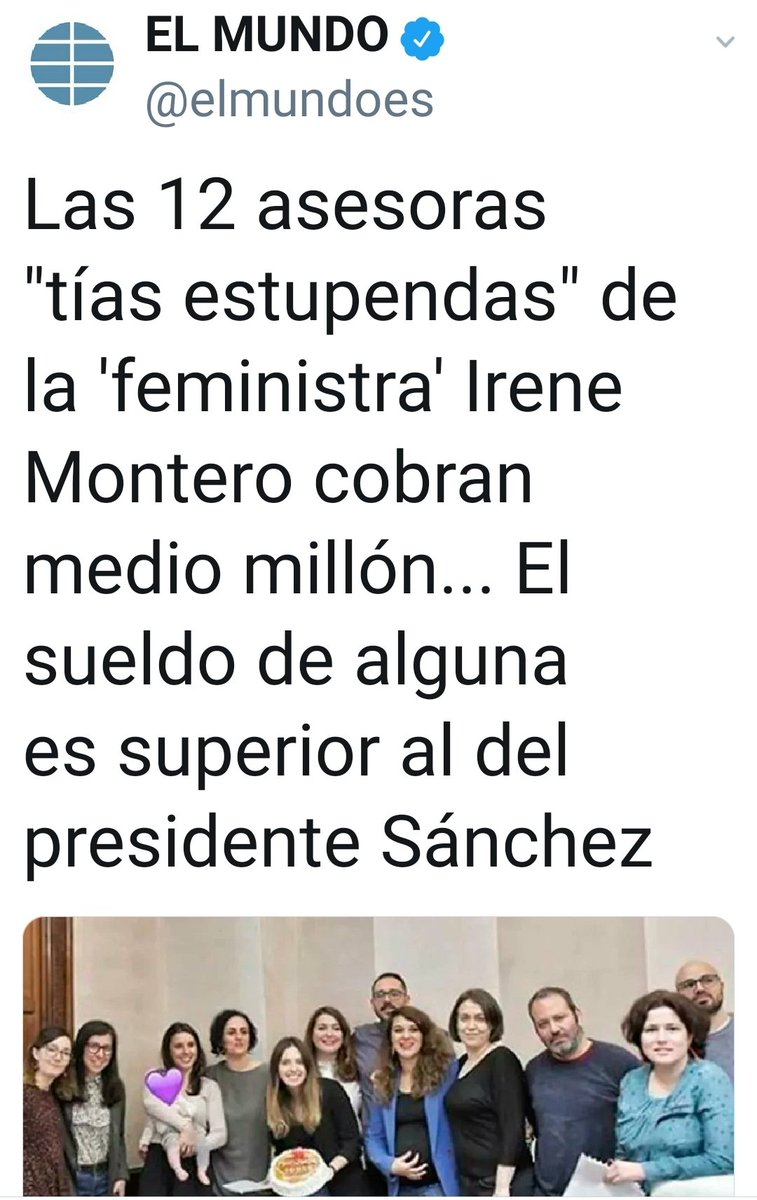 Sigridmdrd's tweet photo. A ella solo le ha bastado un idioma, para llegar donde esta y que le den un Ministerio. La igualdad, no es la misma para todos, todas, todes y bla bla...
#LaLuchaObrera ✊🏻💰 #SolasYBorrachas y algunas #colocadas 👇🏻
#EstafaPolitica
#SalimosMasPobres
#SalimosMasAsqueados https://t.co/PeM1dYVcEw