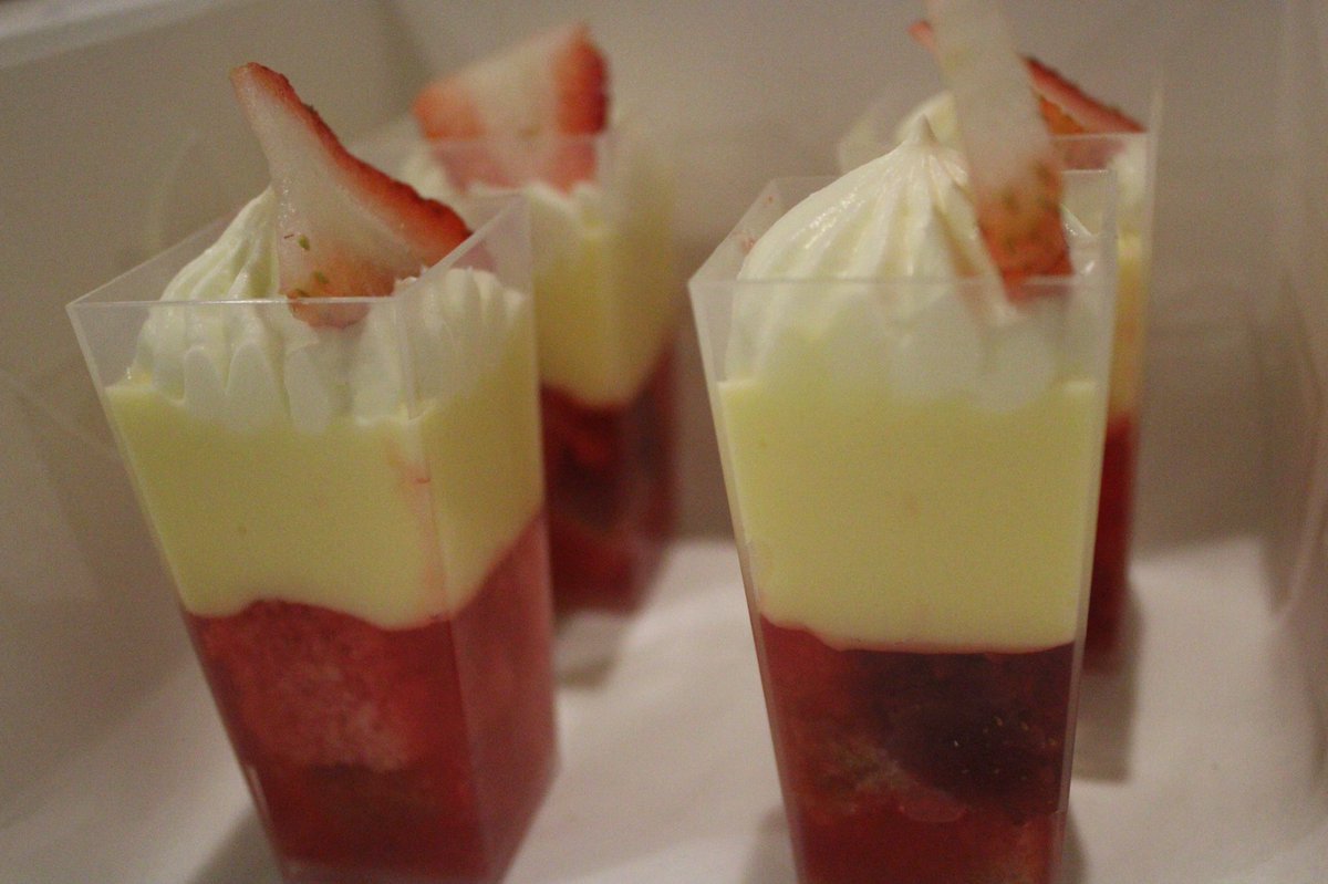 A British classic!  Strawberry trifle 🍓.   Yum ...   #ladygreenshightea #Adelaide #hightea #dessert #business #familybusiness