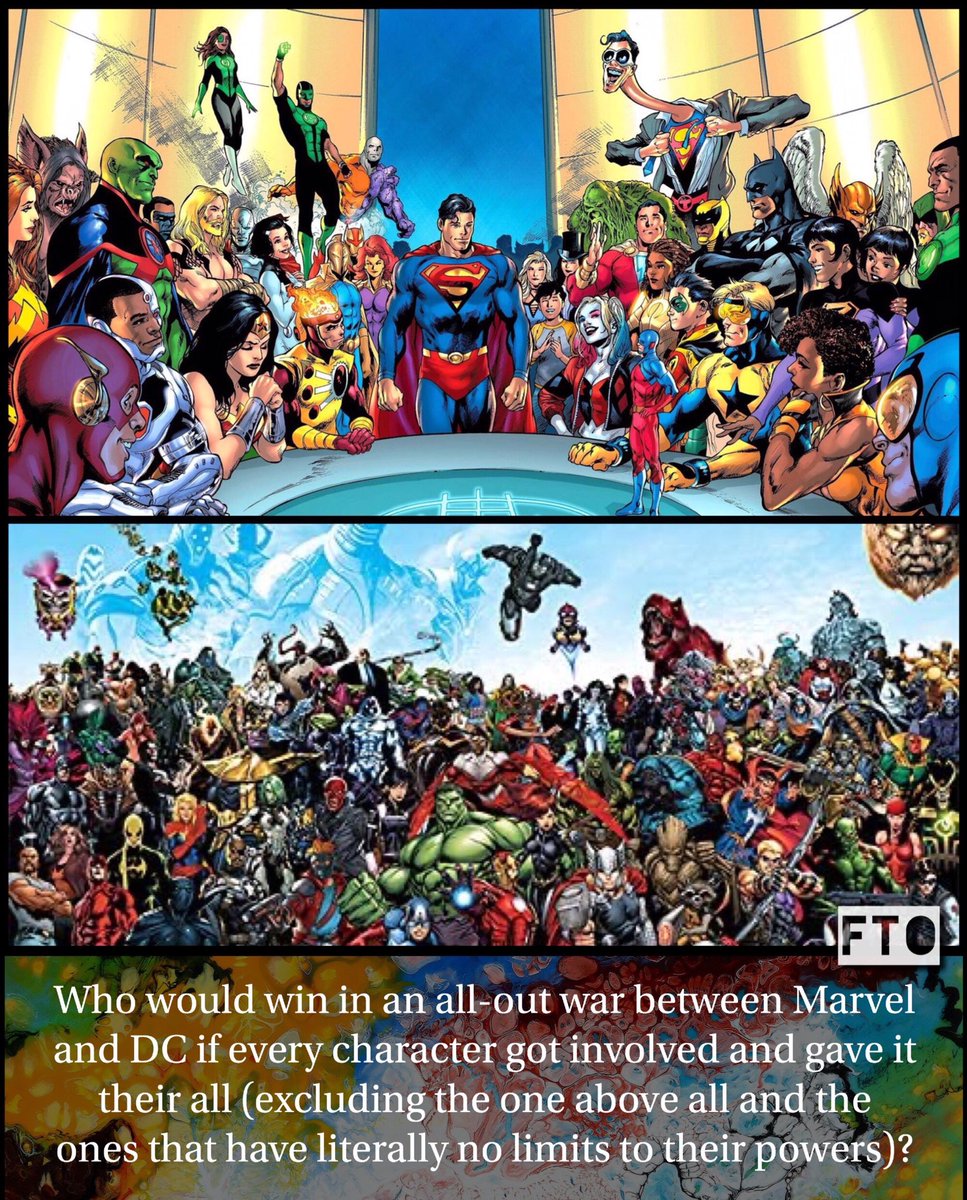 ftonerdtalk's tweet photo. It's time to end this once an for all. Let's hear it!! Who will win?

#ftonerdtalk #comicbooks #marvel #dccomics #Marvel #marvelart #marvelous2 #marvel2019 #marvelfact #marvelhawkeye #marvelsketch #dccomicsid #dccomicsnow #dccomicsbr #dccomicsharleyquinn #dccomicsart https://t.co/VI20OYzLu0