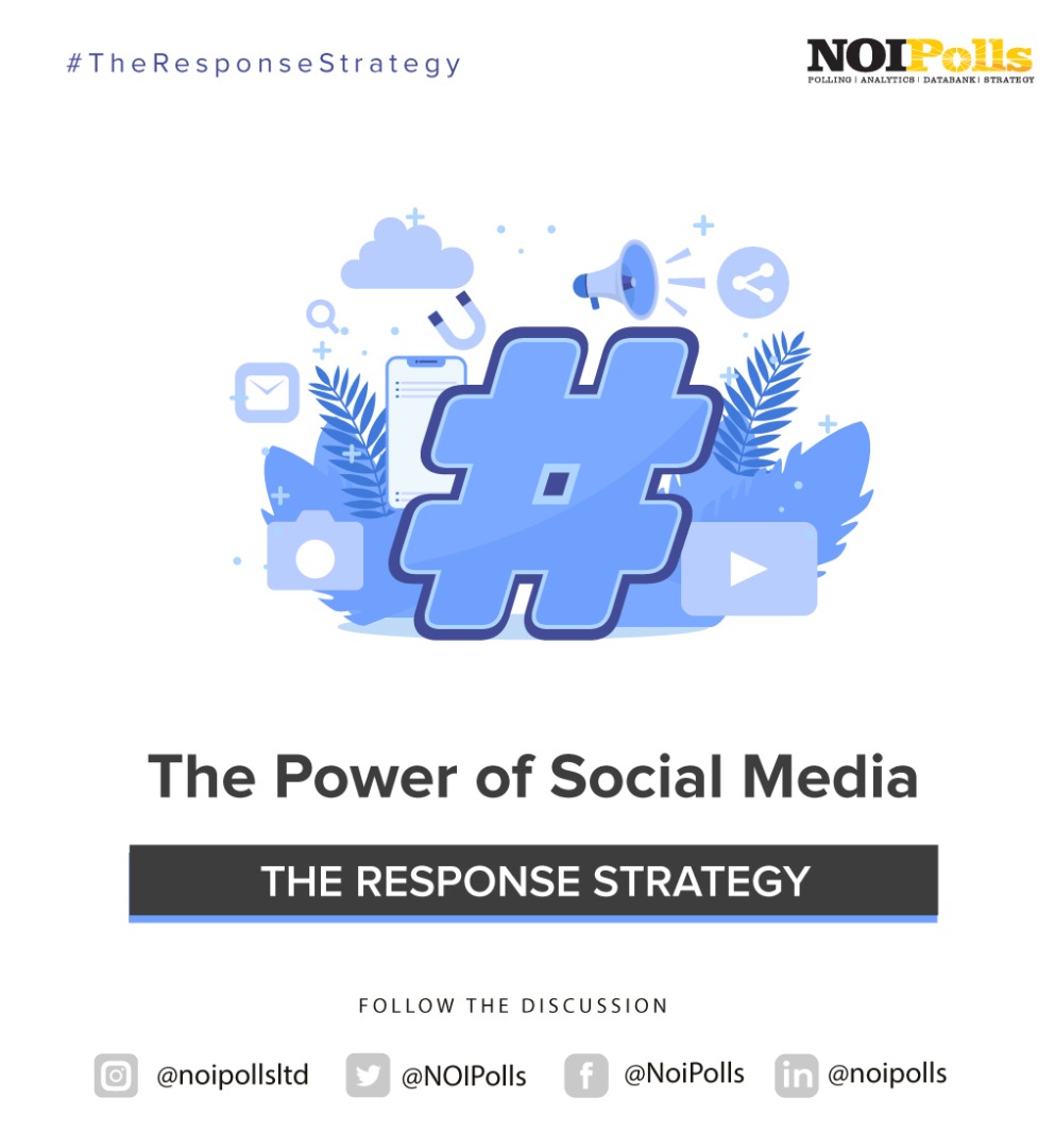 A new week presents endless possibilities and opportunities. This week  #TheResponseStrategy will be exploring "The Power of Social Media" and we'd like to know how Social Media has affected your lives. Kindly participate in the poll below and provide the appropriate response