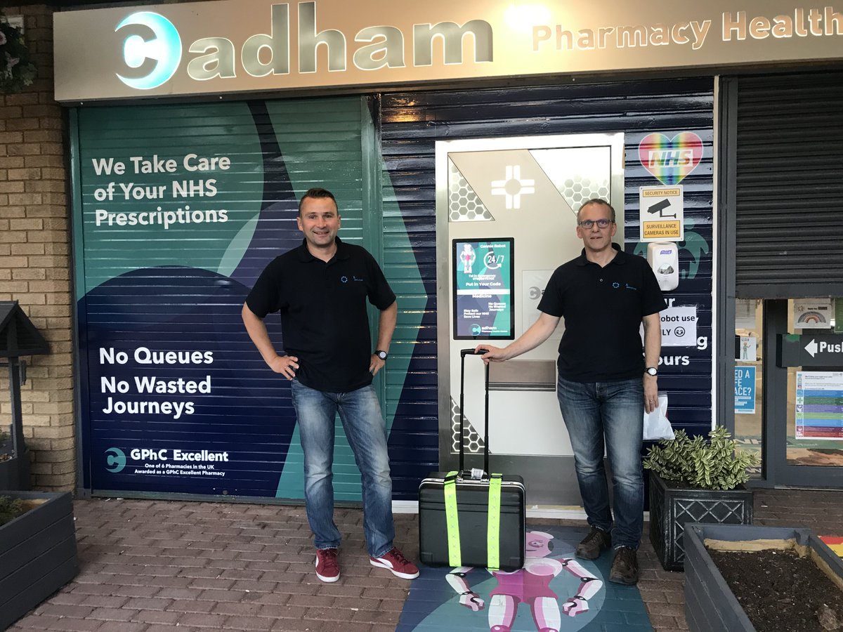 <a href="/Cadhampharmacy/">CADHAM PHARMACY</a> would like to say a massive THANK YOU to Mariusz and Ryszard for OUTSTANDING EXCELLENCE in CUSTOMER CARE.
Taking care of Connie our Robot who we had been working too hard and needed TLC 
#ourheroes
#youarethebest
#hubandspokeinnovations