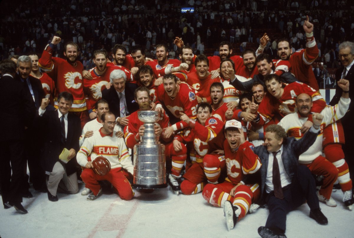 NHLFlames's tweet photo. On this day in 1989 🔥 

#89Cup | #Flames https://t.co/oiK83nDieI