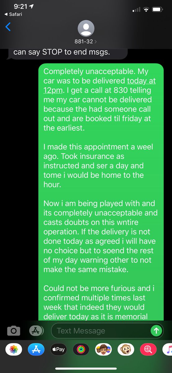 Ashley_DAversa's tweet photo. @Carvana extremely disappointed with the customer service. Had everything set up today for the car to be delivered only to be told there was a mechanical delay? Talking with CS rep she said actually people called out and that's the reason for the delay. So which is it?? https://t.co/iXgJvld3zI