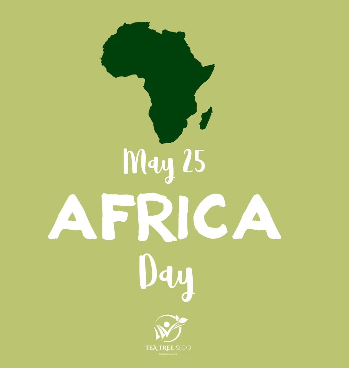 TEATREEANDCO's tweet photo. Happy Africa Day 🌍 https://t.co/mgWlD8B3yL