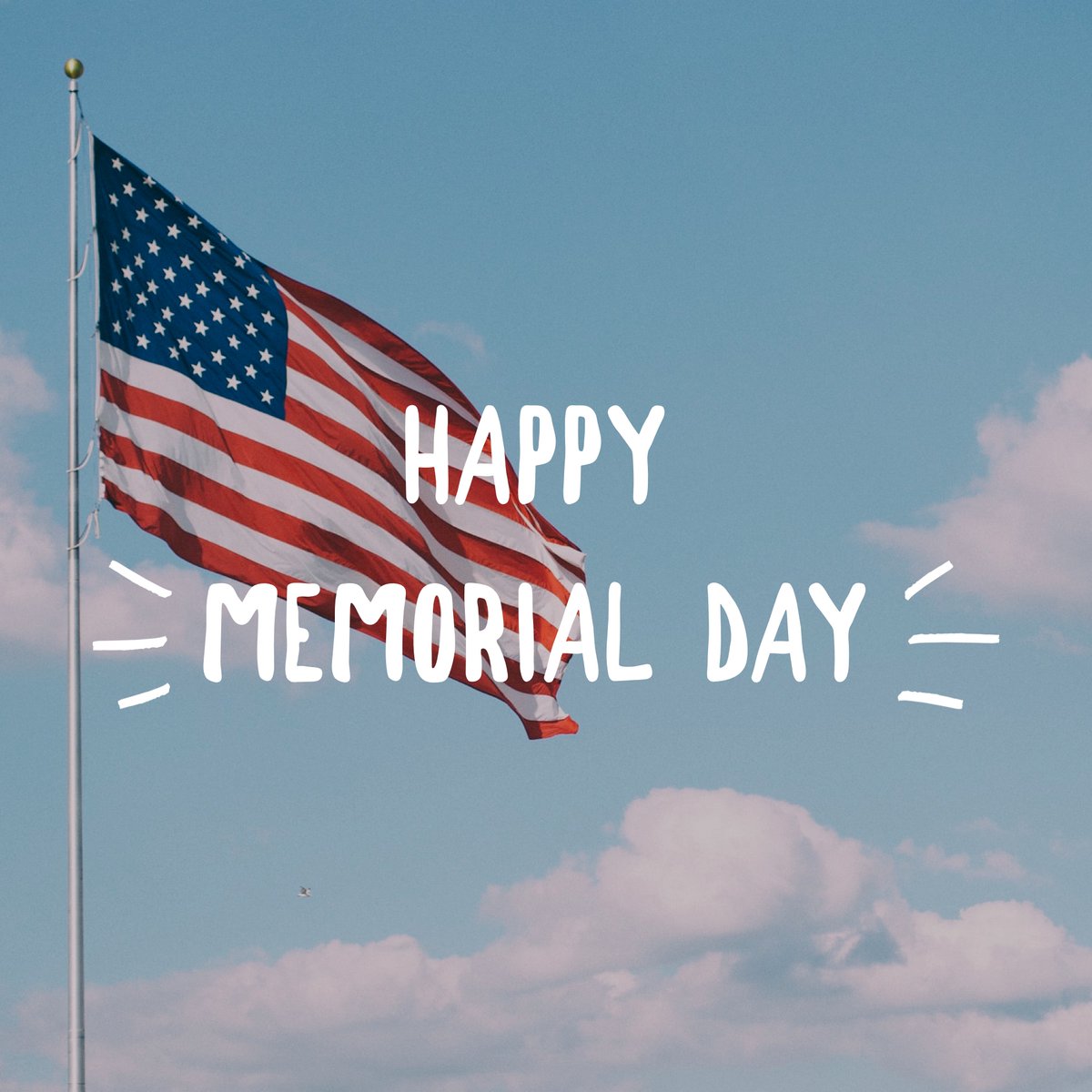 Thank you to those who have served and sacrificed for our country.  Have a safe and healthy Memorial Day!