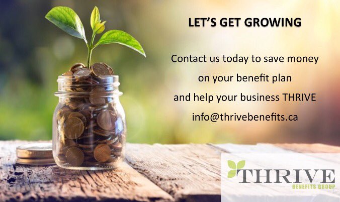 Spring has sprung! Let’s help your business save money and Thrive after recent challenges- info@thrivebenefits.ca #letsgetgrowing #thrive #thrivebenefits #backtobusiness #savemoney #HR #Ontario #YQG #southwestontario