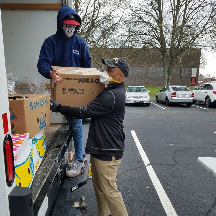 After 25 yrs of military service, our colleague Gus Teixeira continues to serve by volunteering with Massachusetts Military Support Foundation. He recently unloaded over 300 boxes of food & registered vets for food assistance at the Food4Vets event. #MilitaryAppreciationMonth