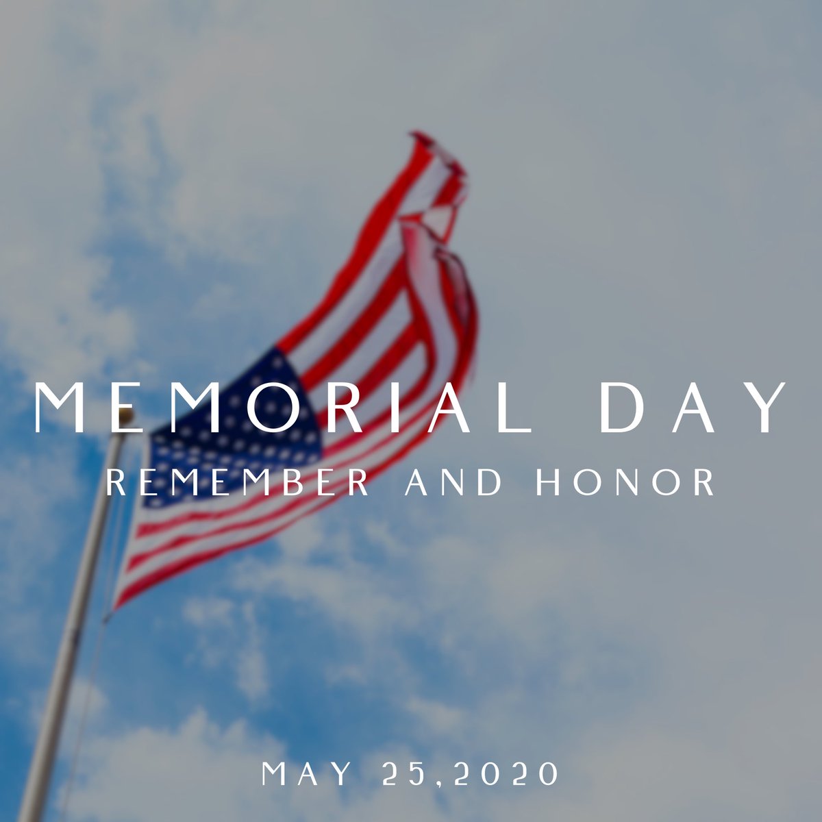 Today we honor and remember all service men and women. We remember. We celebrate. We believe. Let us keep them in our thoughts and prayers.