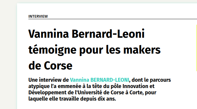[Histoire de citoyen.nes fabricants] Solidaires pour faire, documente les expériences des citoyens qui en premier, ont pu répondre à l'urgence. Vannina Bernard-Leoni raconte l'expérience vécue pour le <a href="/fablab_corti/">Fab Lab Corti</a> 👉 bit.ly/2LWDE0P