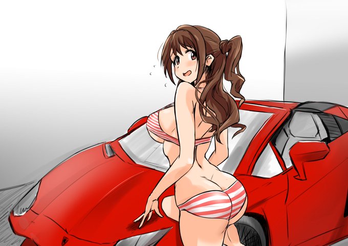これはランボルギーニのビキニモデルになった時の島村さんのrkgk #島村ンボルギーニ 