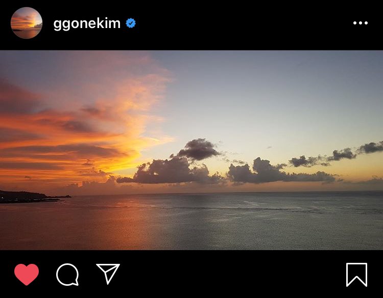 they have the same interests.  they both love the sunset and the sea.  nature couple.  #KimGoEun  #LeeMinHo  #TheKingEternalMonarch