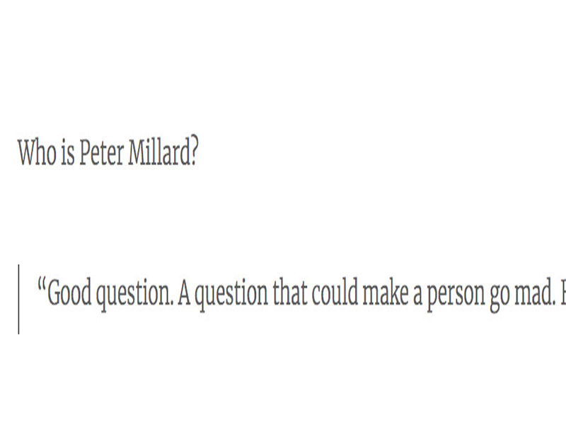 Peter Millard tweet media
