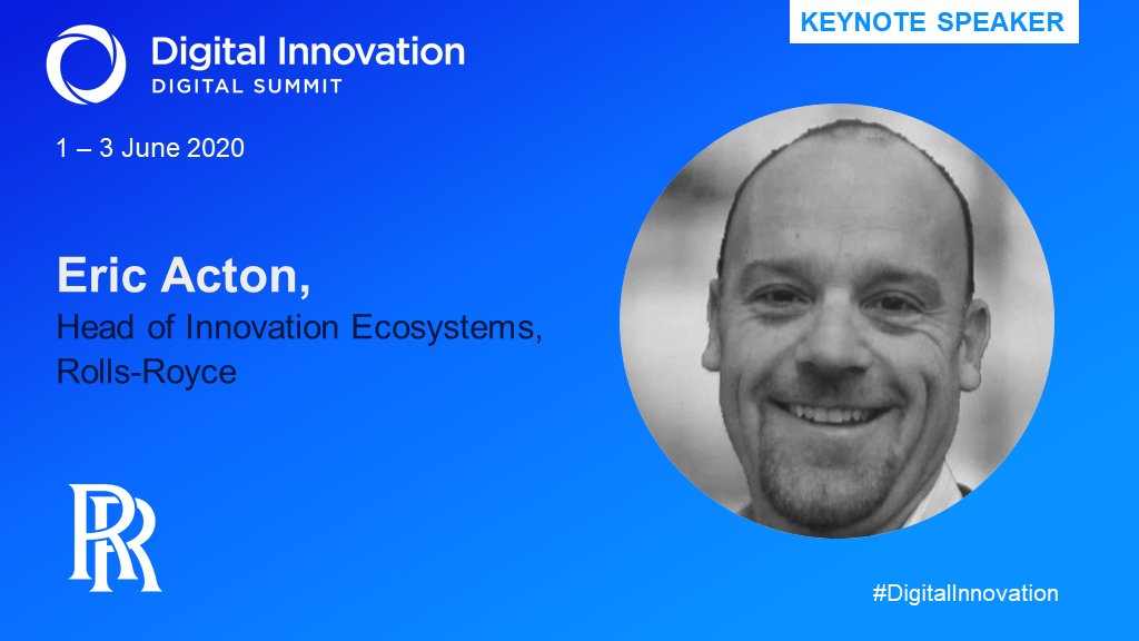 We are glad to present Eric Acton – Head of #Innovation #Ecosystems at <a href="/RollsRoyce/">Rolls-Royce</a>  who will be speaking the keynote “The Difference Between #Innovation and #Iteration” at our upcoming Digital Innovation Summit taking place this June 1 – 3. See the agenda: bit.ly/3ga5iFD