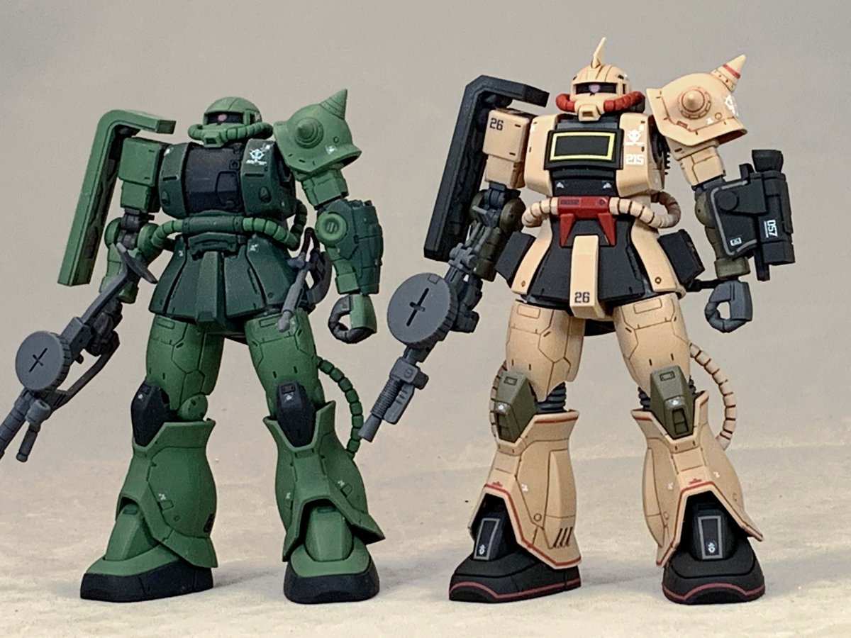 F A たちばな Sur Twitter Hg 1 144 Ms 06d ザク デザートタイプ 組んだ 今月プレバン限定のmsd枠 砂漠戦仕様の ザク バリエーション 上腕や大腿 足首等は流用するも外装の多くが新規パーツ 胸部の構造は流用元のザクよりもシンプルに モノアイは首振りに F A たちばな Sur Twitter Hg 1 144 Ms 06d ザク デザートタイプ 組んだ 今月プレバン限定のmsd枠 砂漠戦仕様の ザク バリエーション 上腕や大腿 足首等は流用するも外装の多くが新規パーツ 胸部の構造は流用元のザクよりもシンプルに モノアイは首振りに