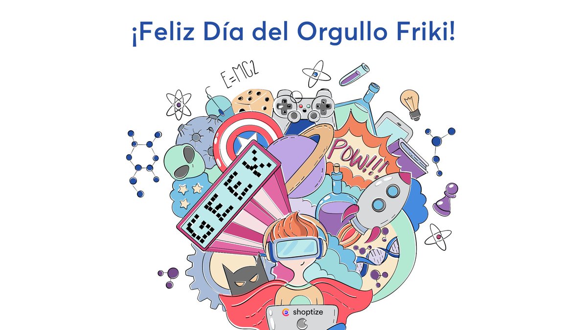 Shoptize's tweet photo. ¡#Shoptize celebra el #DíaDelOrgulloFriki! 🥳
En nuestra web puedes encontrar videojuegos, películas, juguetes, disfraces... todo lo que quieras, pero al mejor precio 🤩👇
https://t.co/5dHstwIGVH
¡Seas ti mismo y seas orgullos@ de serlo! 🤓😎 https://t.co/wsrXDOaLtV