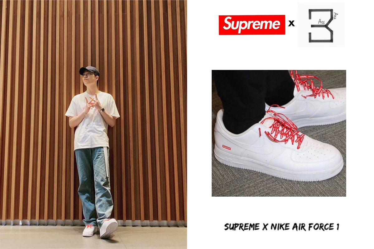 CyjxSupreme's tweet photo. Boy : @GOTYJ_Ars_Vita 
🔥 #YoungjaexSupreme 🔥
Supreme x Nike Air Force 1
+
#Supremeboy
#Youngjae 
#ความยองแจ
#영재 https://t.co/C1QRx94OUE