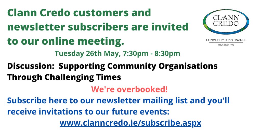 Clann Credo - Community Loan Finance tweet media