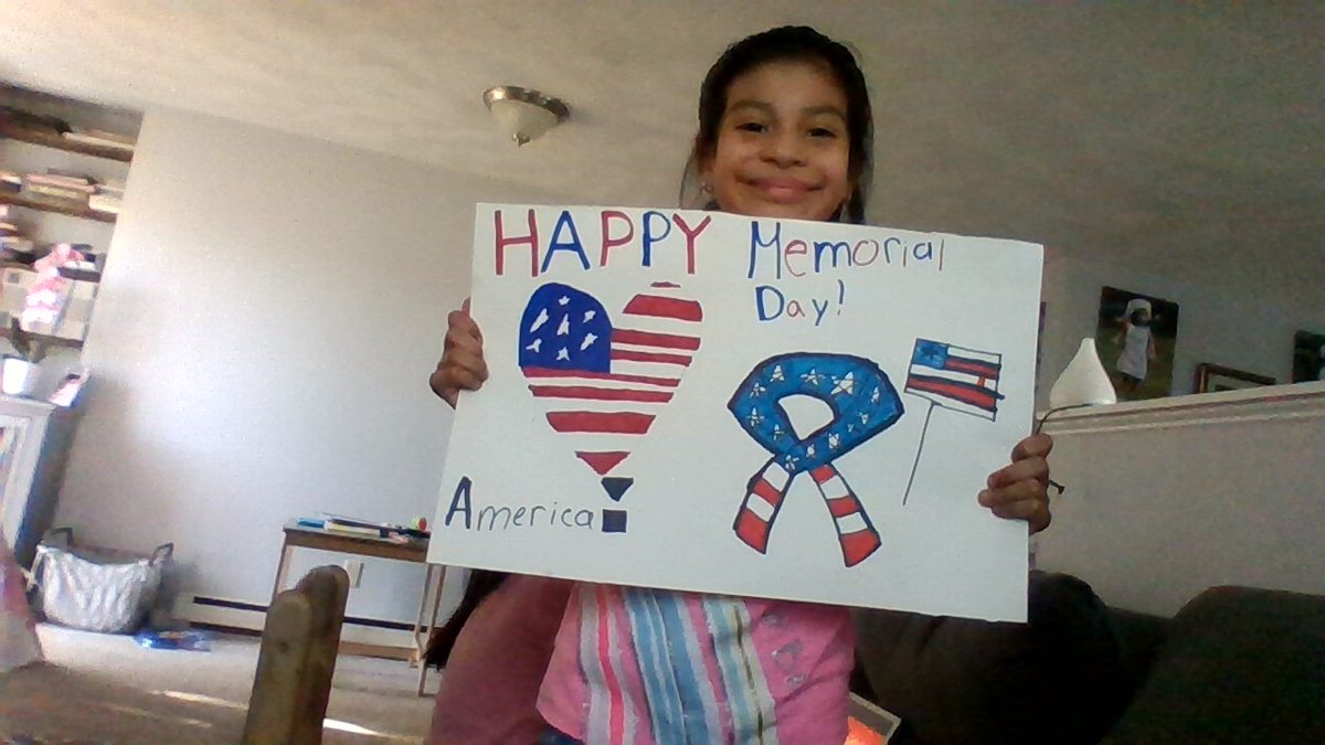 MissB_Grade4's tweet photo. Happy Memorial Day! 🇺🇸 https://t.co/dbx4DluC2M