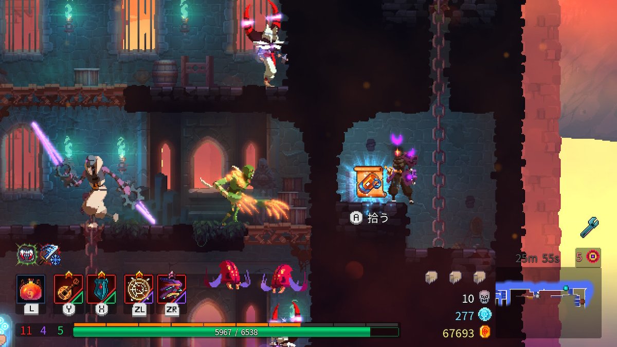 Deadcells探索のきろく Min T ミント