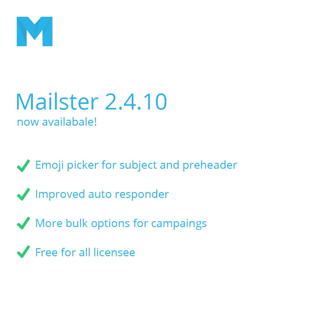 Mailster tweet media