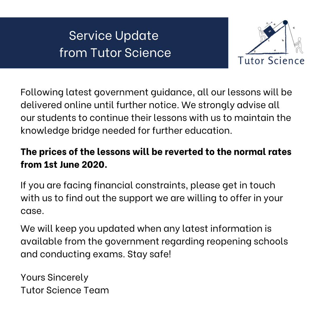 tutor__science's tweet photo. We sincerely hope that you and your dear ones are keeping safe. Please reach out to us if you are stressed out with the uncertainty about your education in these confusing times. We are here to help! 🙂 🙂 https://t.co/cvJbmiwmiB