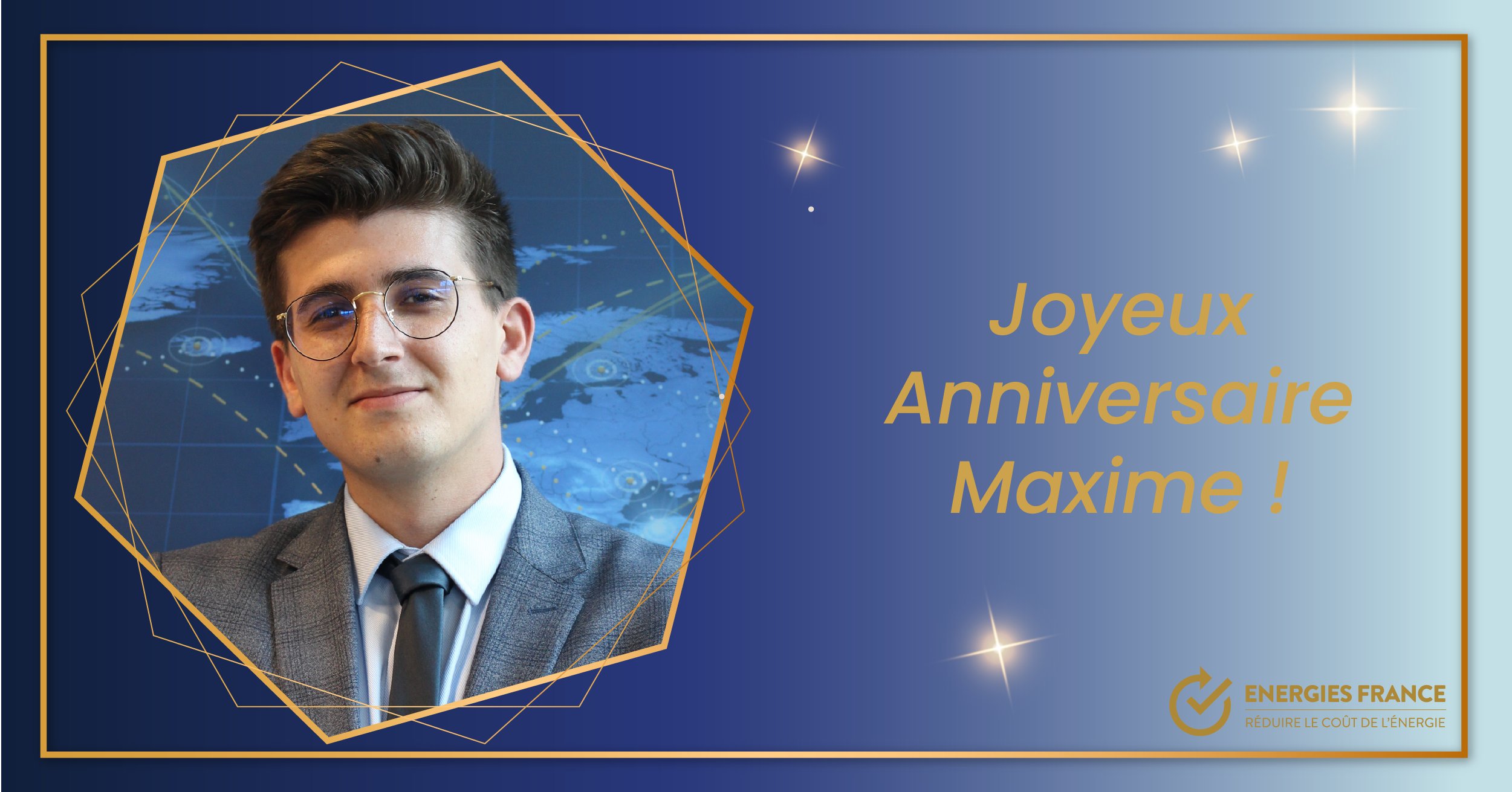 Twitter Energies France على تويتر Joyeux Anniversaire Maxime Notre Analyste Marche Et Administrateur Financier Energiesfrance Equipeenergiesfrance Team T Co Zlasjsj7fx