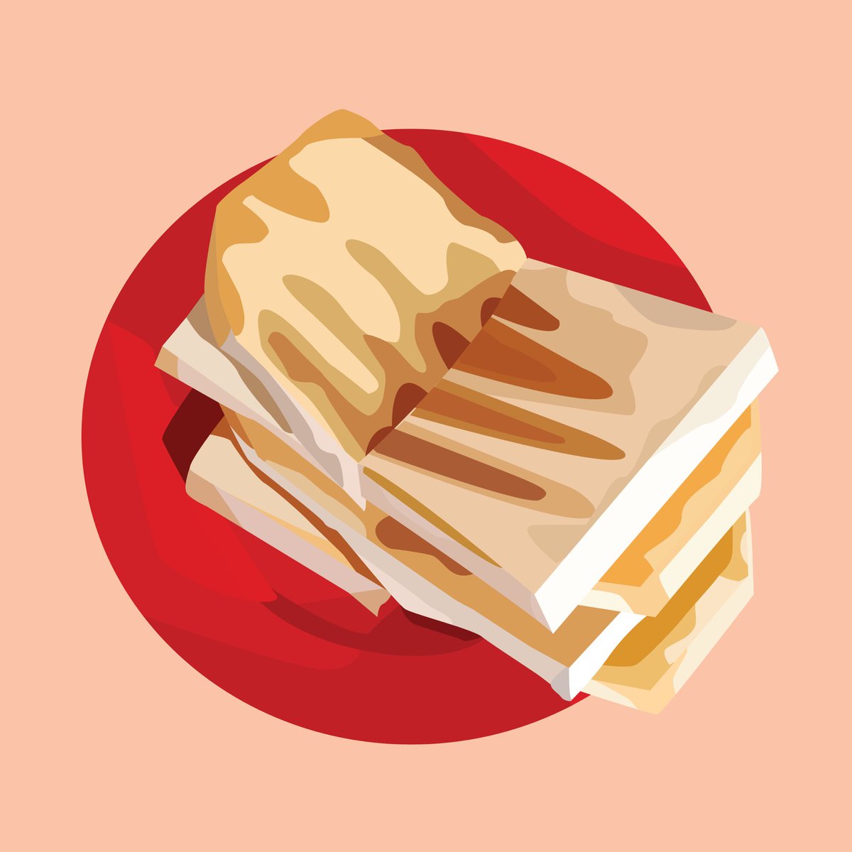 ginebeanstudio's tweet photo. Kaya toast. A Singaporean breakfast staple. #breakfasttime #KayaBreakfast #kaya #food #art #ArtistOnTwitter #illustrator #illustrationart #IllustrationArtist https://t.co/M2coUfecD5