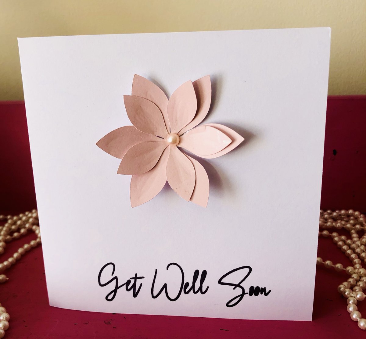 Handmade Simplicity Get Well Soon #Card
#ForHer #GetWellCard #GetWellSoon #HandmadeCard #HandmadeWithLove #Pink #UniqueHandmadeCard
heartizan.uk.com/product/simpli…