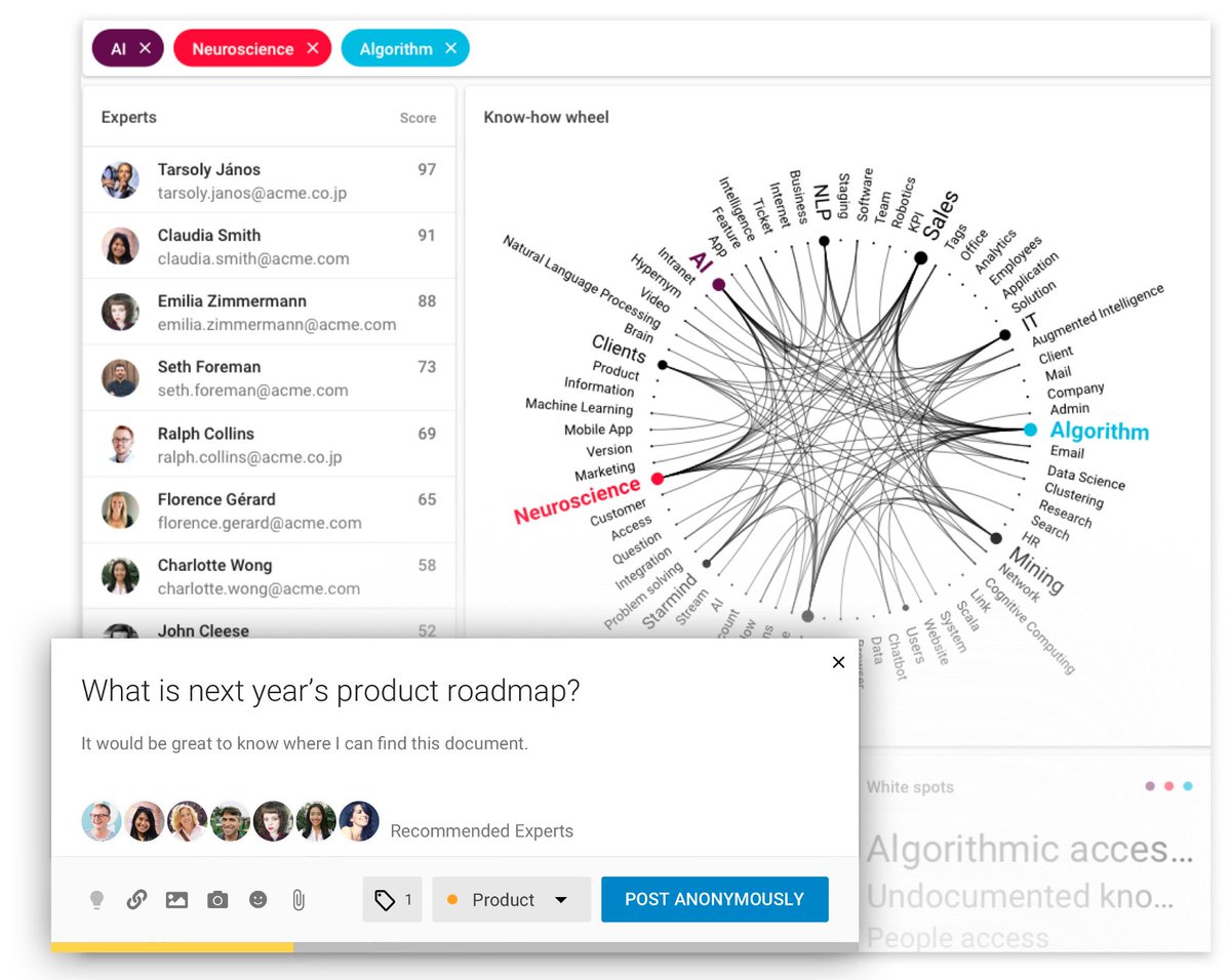 As part of the Digital HR Innovation Week virtual event, 
@mvontobel, Starmind CTO &amp; Founder, demonstrated how Starmind’s AI platform works and integrates with existing systems.

Download the demo here: bit.ly/2ZzXpn1
#hrtechnology #teamhuman #aitechnology