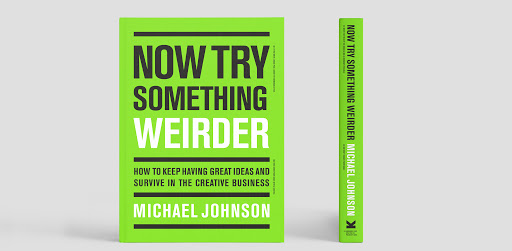 alignshow2020's tweet photo. A few months back, AUB Graphic Design was incredibly lucky to host a lecture from Michael Johnson of @johnsonbanks, discussing his latest book "Now Try Something Weirder". 
A great source of silly, yet inspiring creativity! 
#alignshow2020 #aub #MotivationMonday https://t.co/jxkVeHhrYK