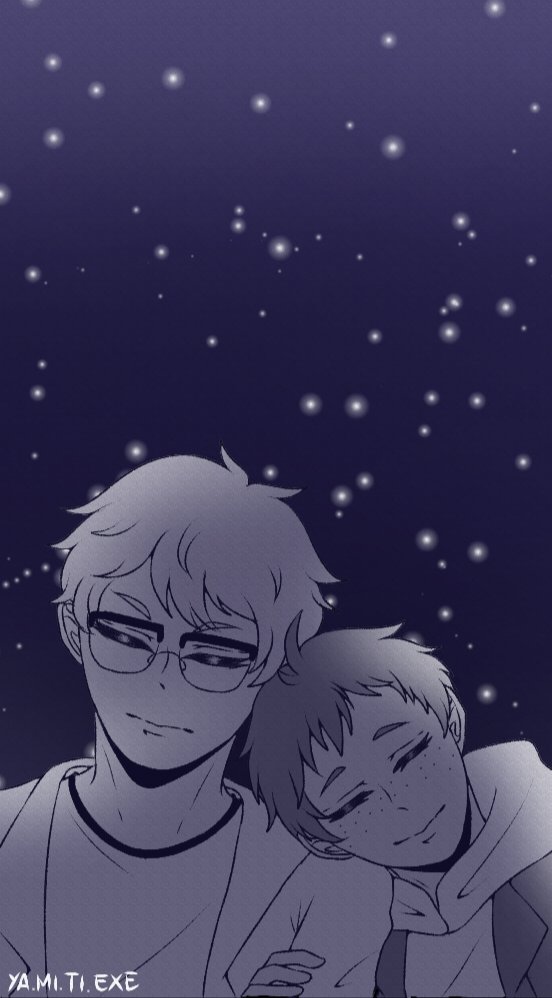 I drew a wallpaper for myself ✨❤

#tsukkiyama #yamaguchitadashi #tsukishimakei #Haikyuu