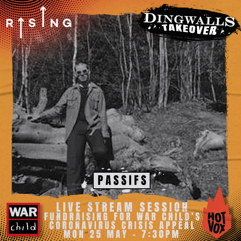 Hot_Vox's tweet photo. Tonight @DingwallsLive take over for our RISING series with @WarChildUK featuring  @thekingsparade // @maxxpalmer // @passifsband // Bisou Noir  - Every Monday they'll be bringing a line up as part of our HUGE series. Tune in from 7:00pm 👇
https://t.co/n7n7I3gCc4 https://t.co/brcSFR0iD7