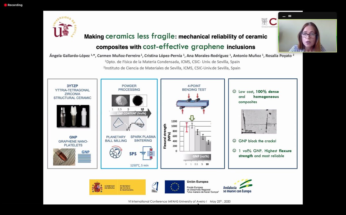 PmsGrupo's tweet photo. 👩‍💻📣 Glad to share our research work at the VI Internacional Conference @IMFAHE 👩‍💻📣

Today, we are learning about so many different and interesting topics 🤓

#innovation #multidisciplinarresearch @unisevilla @InvestigaUS @fisicaUS @cicCartuja @ICMSevilla https://t.co/EwjHxjnM1w