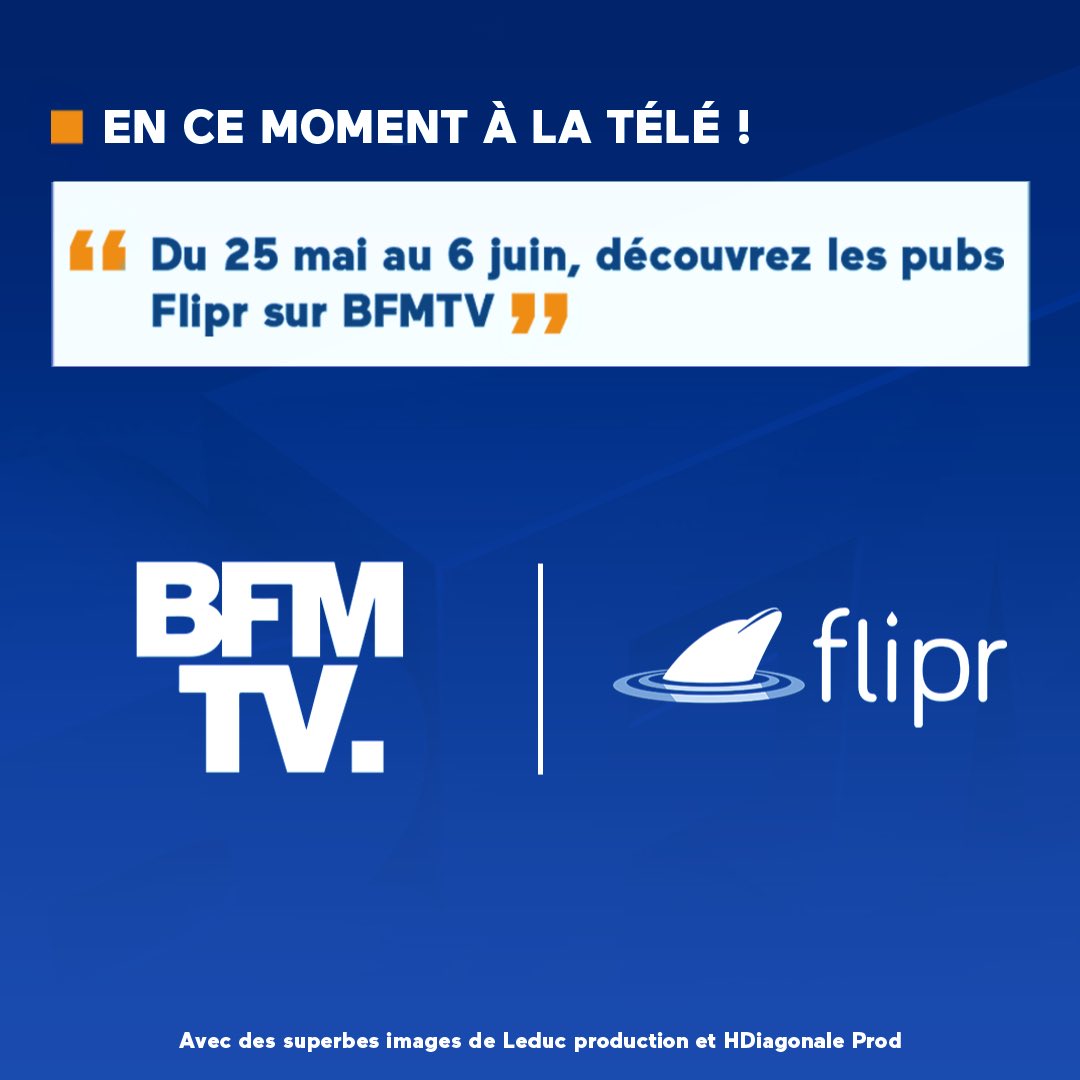Flipr s’invite dans votre télé le temps d’une semaine 🐬 Nous attendons vos réactions 🤩