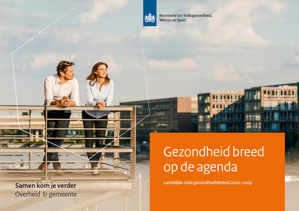 De Landelijke nota gezondheidsbeleid 2020-2024 is vandaag gepresenteerd door <a href="/MinVWS/">Ministerie van VWS</a>. Direct aan de slag met de vertaling naar jouw lokale nota? Bekijk handige informatie en tips voor #gemeenten en #GGD'en: bit.ly/3d1zIYC <a href="/VNGemeenten/">VNG</a>