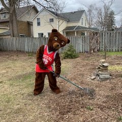 EthelGardinerPS's tweet photo. Griz likes to help out around Mrs. de Chastelain's house by raking up the leaves and watering the grass.  What do you do to help around the house?  Do you have a weekly chore?  Griz wants to know.
#GrizChallenge @EthelGardinerPS #hdsbstillconnected https://t.co/aYC1OZDgZ8