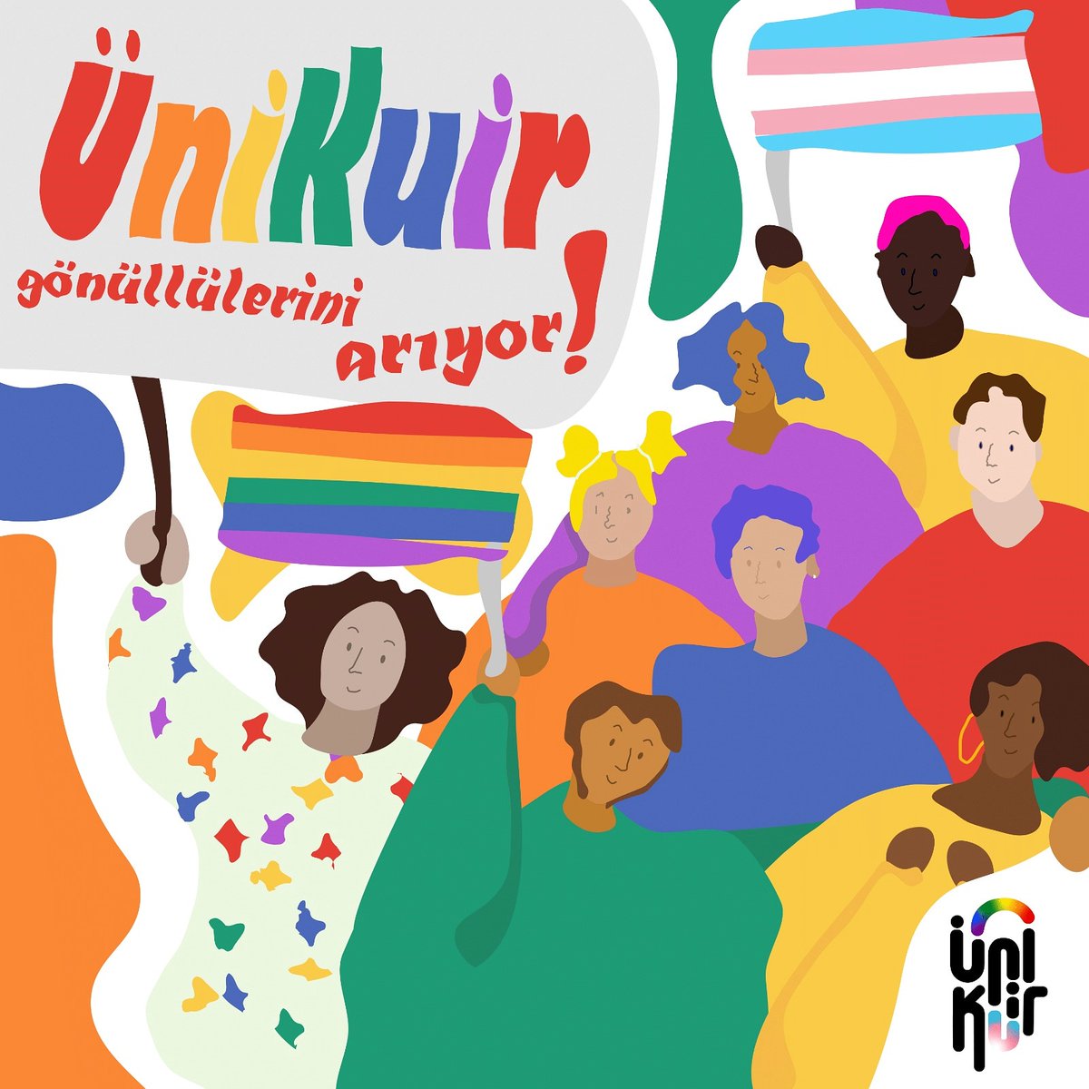 ÜniKuir Gönüllülerini Arıyor! 14 Şubat'ta kurulmuş Üniversiteli Kuir ve LGBTİ+ Dayanışma Derneği olarak üniversitelerin bir şekilde parçası olmuş, lgbti+fobiye ve nefrete karşı duran tüm öğrencilere, akademisyenlere, emekçilere sesleniyoruz.