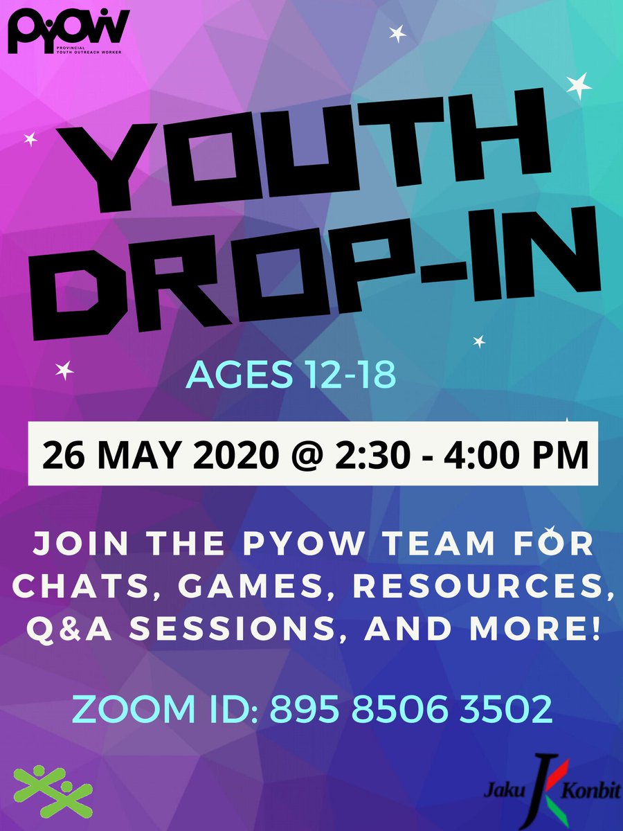 Join the PYOW Ottawa team for chats, games, resources, Q&amp;A sessions, and more!  Zoom ID: 895 8506 3502