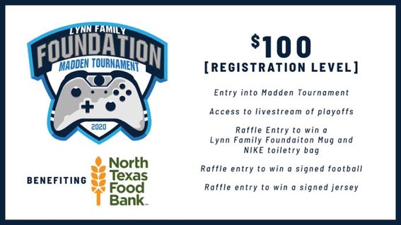 GoRivalGames's tweet photo. Register for the #Madden20 Tournament powered by us at the $100 level and have the opportunity to win some prizes you can brag about! Stay tuned for other registration level prizes😎 Register at https://t.co/on9eA6R2BB

#gorival #quarantinechallenge https://t.co/SnvnKKiVgb