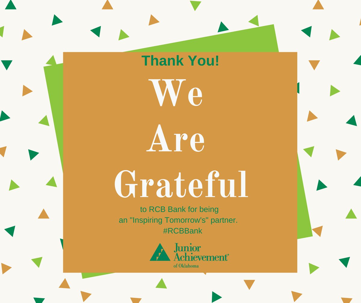 Thank you #RCBBank for your support of Junior Achievement programs!