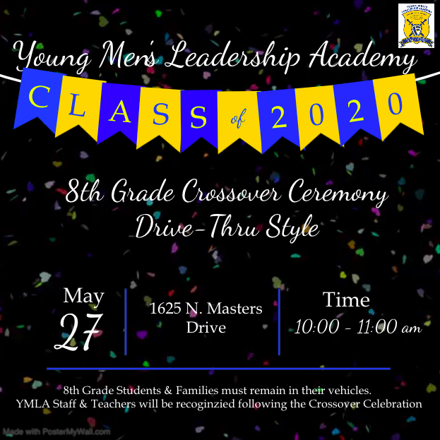 YMLA_Florence's tweet photo. We will be closing out the last day of school with a special send-off for our 8th Grade Gladiators. Join us! https://t.co/TwMgGdzSEt