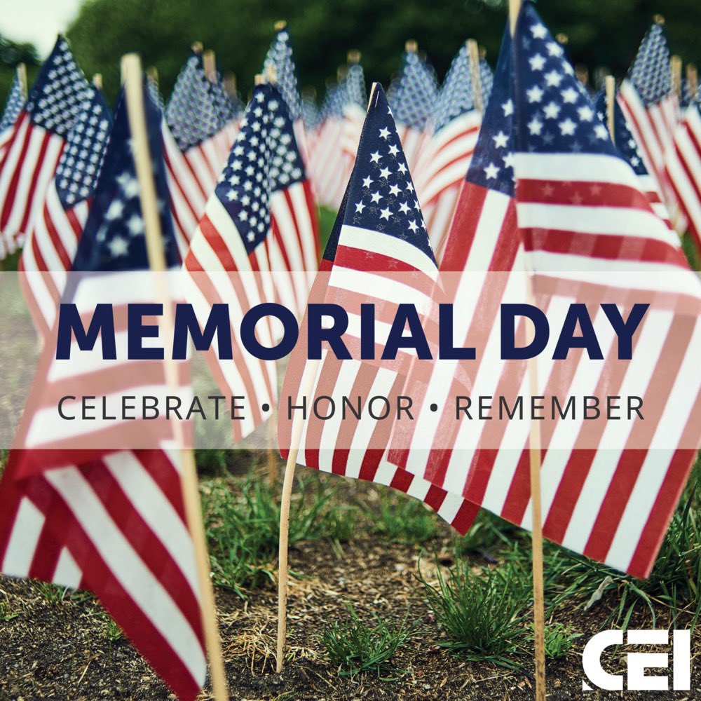 TheCEIcorp's tweet photo. Today we celebrate and remember our fallen; it should be a somber reminder of the brave sacrifice men and women have made to keep the United States a free and just society.
Have a safe and meaningful Memorial Day!
#MemorialDay #RememberOurFallen #CEICorp #TeamCEI https://t.co/MK6Uk5Hnk4