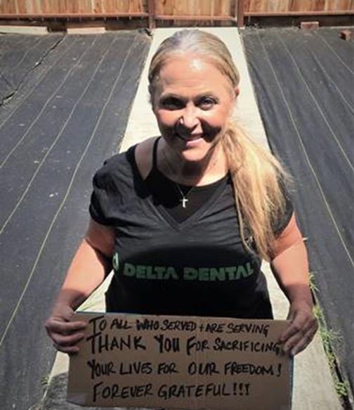 DeltaDentalins's tweet photo. Today we express our gratitude to the brave men and women who have made the ultimate sacrifice.

1,000 Delta Dental employees and their family members honored our nation's heroes by participating in a virtual 5k, raising funds for @CarryTheLoad. #MemorialDay #DeltaDentalCares https://t.co/42kn9KdqsV