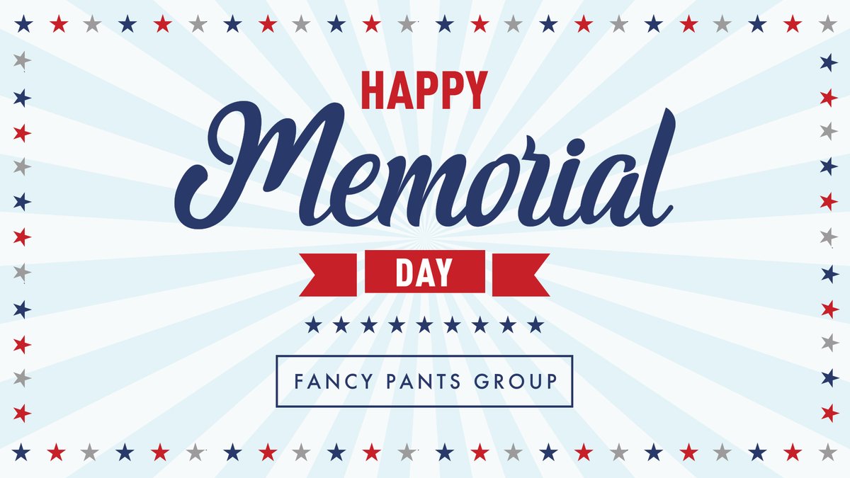 FancyPantsGroup's tweet photo. “There is nothing wrong with America that cannot be cured with what is right in America.“– William J. Clinton
Here’s to our fallen heroes, and here’s to brighter days ahead. https://t.co/j5TJ5k3LBa